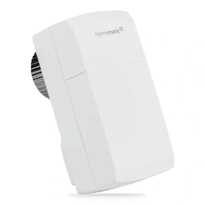 Immagine di Homematic IP Smart Home 155648A0 termostato per termosifone, riscaldamento, controllo tramite app, Alexa &amp; Google Assistant, facile installazione, risparmio energetico