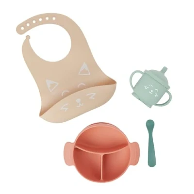 Immagine di Babymoov Set pappa bambini 15 24 mesi 4 pezzi LEARN&#039;ISY Volpe