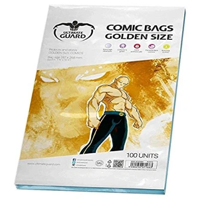 Immagine di Ultimate Guard UGD020007 Borsa fumetti, colore: Trasparente