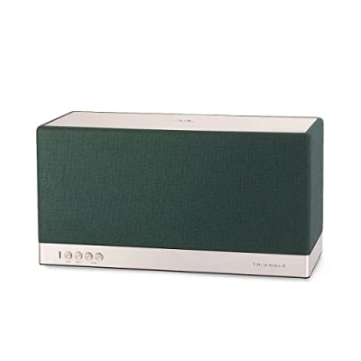 Immagine di Triangle AIO 3 Smart Speaker Altoparlante All in One Compatibile con Bluetooth, Wi FI e Wireless Multiroom Audio HD Ingresso Ottico 2x 45W 360 x 195 150 mm Verde Foresta