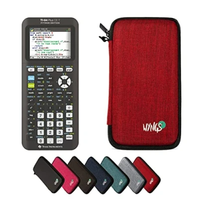 Immagine di CALCUSO Pacchetto Base rosso con Calcolatrice Grafica TI 84 Plus CE T Python Edition