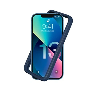 Immagine di RhinoShield Bumper Case compatible with [iPhone 13 mini] CrashGuard NX Shock Absorbent Slim Design Protective Cover 3.5M / 11ft Drop Protection Navy Blue