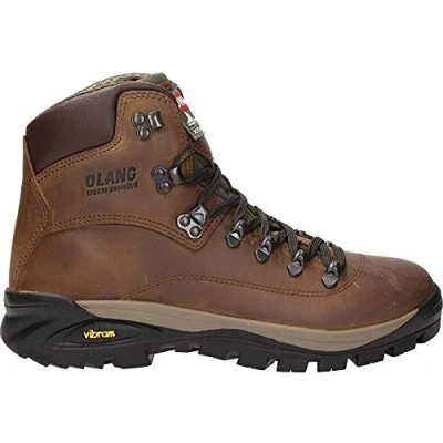 Immagine di Olang Logan Tex Scarponcino da Trekking in Cuoio Impermeabile Marrone Uomo (42)