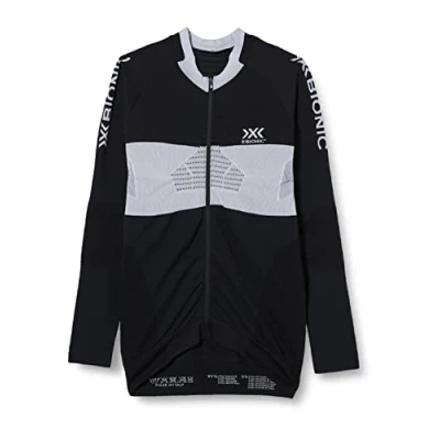 Immagine di X Bionic Invent 4.0 Cycling Zip Shirt Long Sleeves Men Maglia da Ciclismo con Anteriore Manica Lunga Bicicletta MTB della Camicia Uomo, Black/Charcoal, S