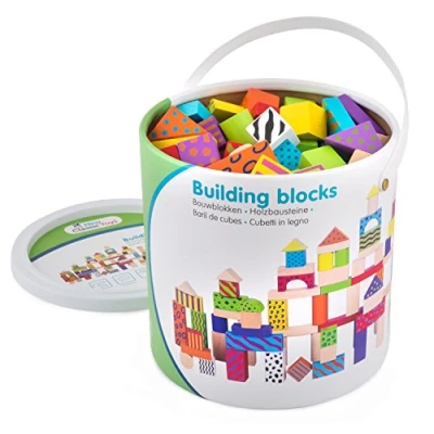Immagine di New Classic Giocattoli 0813 Forma e quelli in Pila Barrel Cubes Fantasy 100 pezzi , Modelli/Colori Assortiti, 1 Pezzo