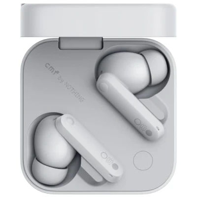 Immagine di CMF by Nothing Buds Pro 2 Auricolari wireless con audio HiFi, Cancellazione attiva del rumore ibrida da 50dB, 6 microfoni HD e Effetto spaziale, 2025 Grigio Chiaro