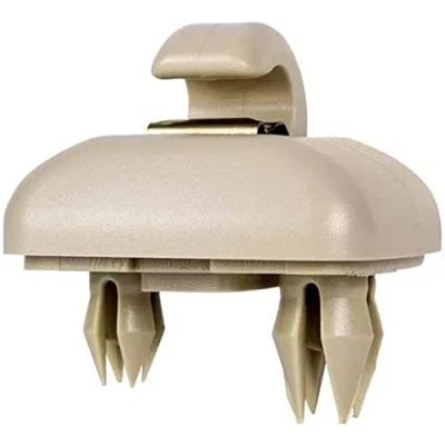Immagine di YouNaiEr Auto Parasole Clip Gancio Staffa di Ricambio Adatto per Audi A1 A3 A4 A5 Q3 Q5 (8E0 857 562) A7 B6 B7 B8 S4 S5 (Colore: Beige)