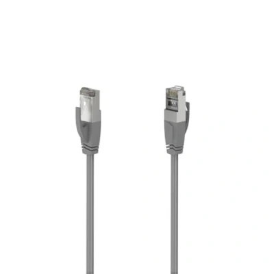Immagine di Hama Cavo di rete CAT5e (1 Gbit/s, F/UTP, Ethernet, RJ45, 1,5 m) grigio