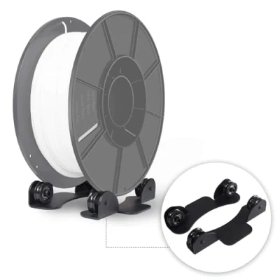 Immagine di Iverntech 1 set di supporti per stampante 3D, supporto filamento, spool PLA, ABS, legno, TPU, nylon, materiali stampa 3D flessibili