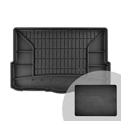 Immagine di FROGUM ProLine 3D Esclusivo Tappetino Vasca Baule Bagagliaio in gomma perfetto per Renault Kadjar 2015 2022 Comodo organizzatore Bordi più alti