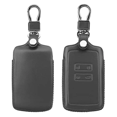 Immagine di kwmobile Cover Copri Chiave Compatibile con Renault 4 tasti Smart Key (solo Keyless Go) Guscio Coprichiave Protettivo Vera Pelle Porta Chiavi Macchina e Custodia Protettiva