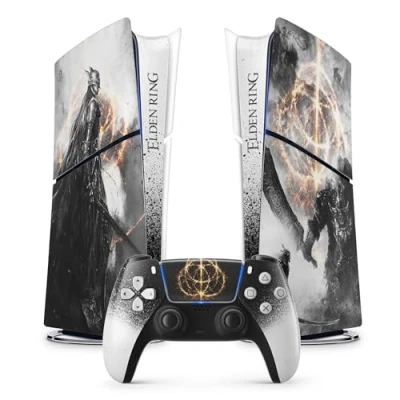 Immagine di adesivo PS 5 SLIM Elden Circle, per 5, console e controller, edizione digitale SLIM, skin MALENIA (1 controller)