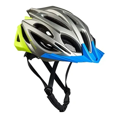 Immagine di BLACK CREVICE Casco da bicicletta per adulti I bici in diversi colori uomo &amp; donna MTB traspirante Misura regolabile (S, Argento, Giallo, Blu)