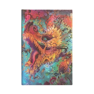 Immagine di Taccuino Paperblanks, Collezione Android Jones, Drago Infuocato, ...