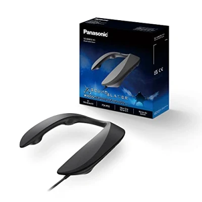 Immagine di Panasonic SC GN01, Sistema di Altoparlanti da Gioco, Cuffie Indossabili, 4 W, Design Ergonomico, 3 Modalità Audio, Microfono Incorporato, USB