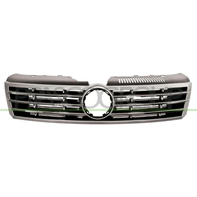 Immagine di PRASCO VG6222001 Griglia Radiatore nero, argento con telaio