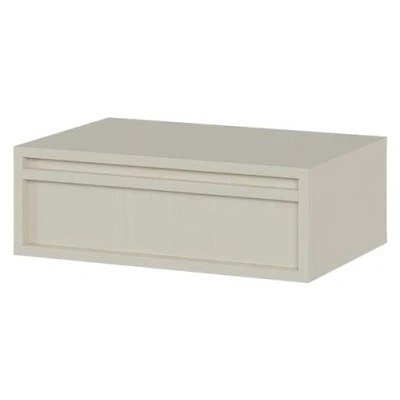 Immagine di Selsey Comodino Per Camera Da Letto Con Cassetto Notte Sospeso Stile Moderno 50 cm Beige Evo