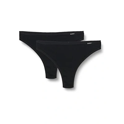 Immagine di Skiny Damen String 2ER PACK Perizoma, Donna, Taglia: 40, Black