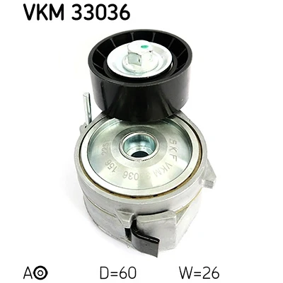 Immagine di SKF VKM 33036 Rullo Tendicinghia PEUGEOT: 206 Hatchback, 307 SW, CITROËN: Xsara Picasso, Berlingo II Van, / First I