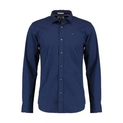 Immagine di Tommy Jeans Original Shirt Camicia, Uomo, Taglia: 48, Lavender lustre