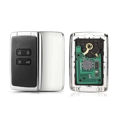 Immagine di ProPlip Scheda chiave elettronica completa per Renault Espace Megane IV Scenic Talisman Kadjar Zoe telecomando 433 MHz con cappuccio bianco