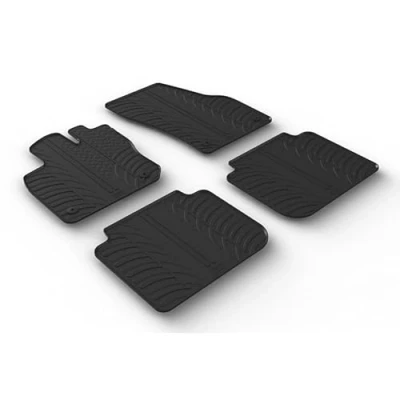 Immagine di Gledring Tappetini in Gomma Compatibile con Skoda Kodiaq II (PS7) 2024 (Profilo T 4 Parti + Clip di Montaggio)