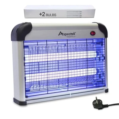 Immagine di ASPECTEK Potente insetticida elettrico per interni con attrazione ultravioletta (Viola)