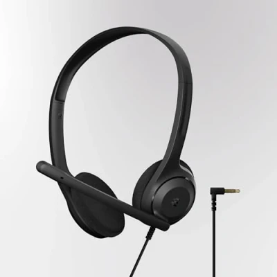 Immagine di EPOS Auricolare Professionale C1 Connettività 3.5 mm, Microfono Antirumore, Leggero e Confortevole, Certificato Chrome
