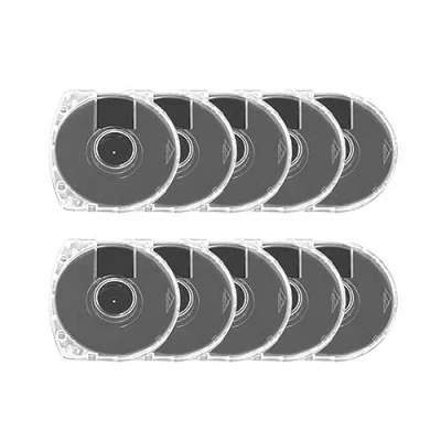 Immagine di Meijunter 10 pezzi UMD Custodia per Dischi di Gioco Guscio Sostituzione Casi Stoccaggio Chiaro Compatibile con Sony PSP 1000/PSP 2000/PSP 3000