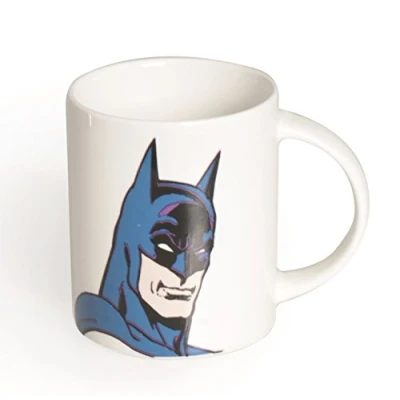 Immagine di Excelsa Super Eroi Mug Batman 300 ml, Porcellana, Bianco, 1 unità (Confezione da 1)