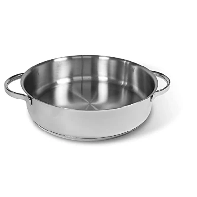 Immagine di Moneta Allegro Tegame 2m 28 cm in Acciaio Inox per tutti i Fuochi 4.1 Litri