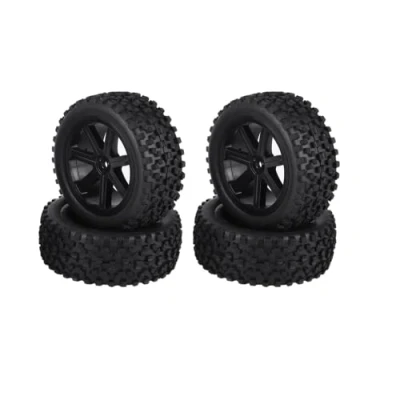 Immagine di VGEBY1 4 Pneumatici in Gomma, Ruota 1/10 RC Racing Buggy Crawler Auto su da Corsa (Nero)