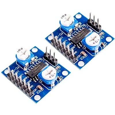 Immagine di TECNOIOT 2pcs PAM8406 Digital Amplifier Board 5Wx2 Stereo with Volume Potentiometer 2pz Amplificatore Digitale 5 W x 2 con potenziometro