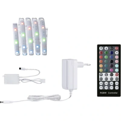 Immagine di Paulmann MaxLED Basic RGB 79880 Kit base striscia LED con spina 24 V 1.5 m Bianco caldo 1 pz.