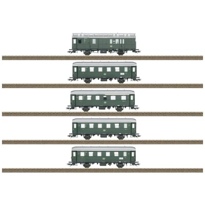 Immagine di Kit di 5 vagoni per treno da viaggio H0 DB, MHI TRIX 23225