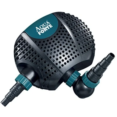 Immagine di AquaForte O 3500 Plus, 25 Watt, portata ottima 3,5 m3/ora, altezza di mandata 3 metri, lunghezza cavo 10 per corsi d&#039;acqua, cascate, fontane, filtri, ecc.