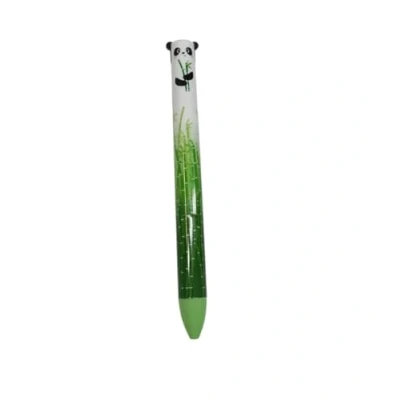 Immagine di Legami Penna Click&amp;Clack a Due Colori, Inchiostro Nero e rosa, Scatto, Ideale per Scuola Ufficio Casa, Bicolore, Diametro Punta 1 mm, Tema Panda Bamboo