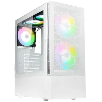 Immagine di Kolink Observatory MX Mesh ARGB Midi Tower Case White Contenitore, PC da gioco, Bianco