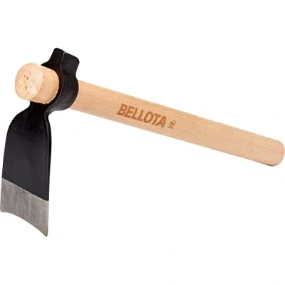 Immagine di Bellota HOE2420W335P Zappa Piccola per Piantumare Aiuole e Roccaglie Con Manico di Legno Sistema Anti rotazione Funzione Martello