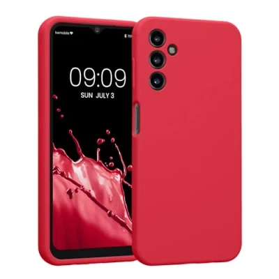 Immagine di kwmobile Custodia Compatibile con Samsung Galaxy A14 5G Cover Back Case per Smartphone in Silicone TPU Protezione Gommata Awesome Pink