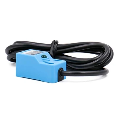 Immagine di Heschen Interruttore a sensore di prossimità induttivo quadrato tipo SN04 P rilevatore distanza 5 mm 10 30 V DC 200 mA PNP normalmente aperto (NO) 3 fili
