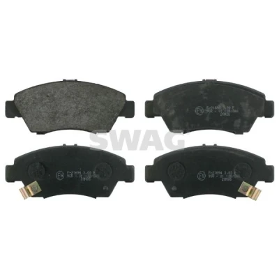 Immagine di SWAG 85 91 6305 Kit pastiglie freno Assale anteriore con segnalatore acustico usura HONDA: CIVIC 6 Hatchback, V 7 Hatchback