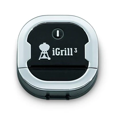 Immagine di Weber 7205 Termometro iGrill 3, nero, 5,6 x 6,6 6,4 cm, per grill, Grillassistent, Profigrillen