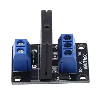 Immagine di Fafeicy Modulo Relè a Stato Solido 1 Canale, Trigger ad Alto Livello, Uscita 250Vac 2A Con Fusibile (12V)