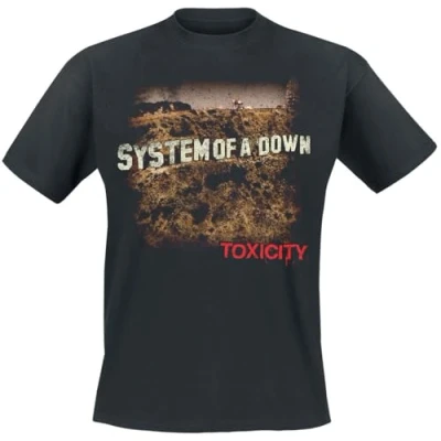 Immagine di System Of A Down Toxicity Uomo T Shirt Nero XL 100% Cotone Regular