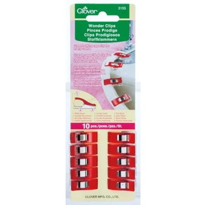 Immagine di Clover Clip Multi Uso, per Un&#039;Ampia Gamma di lavori manuali, Confezione da 10