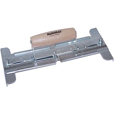 Immagine di Haromac, Supporto per piastra, max. 30 kg, con manico in legno, regolabile 50 cm, 07185050