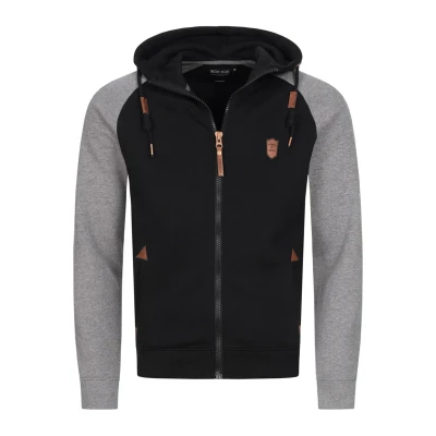 Immagine di Indicode Jeans Arbutus Felpa con zip, Uomo, Taglia: Medium, Black