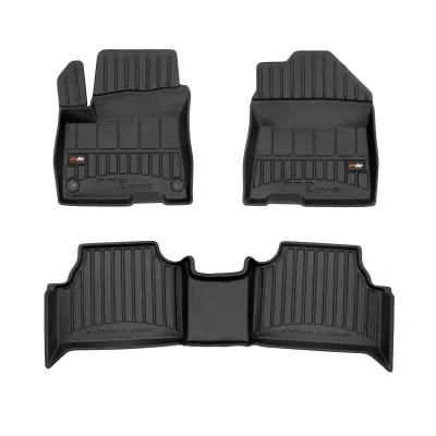 Immagine di FROGUM proLine 3D 3D426207 Set tappetino Gomma anteriore e posteriore 3 nero Su misura HYUNDAI: Kona SUV