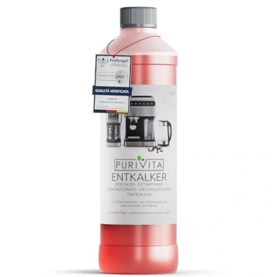 Immagine di PURIVITA Decalcificante Macchina Caffè applicabile a livello universale (2x750 ml) per da TUTTI i marchi comuni Anticalcare Macchine Caffe